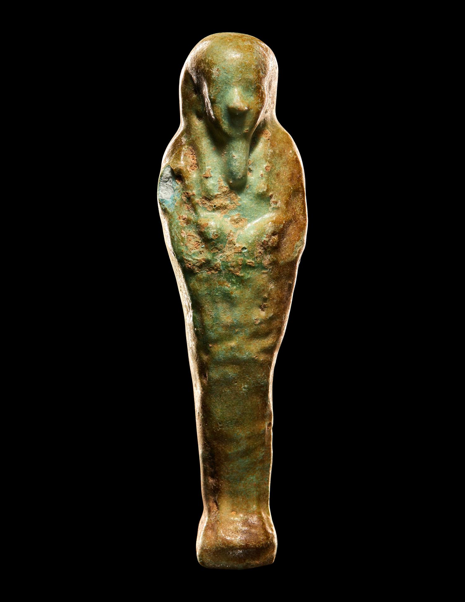 Three Egyptian Faience Ushabtis