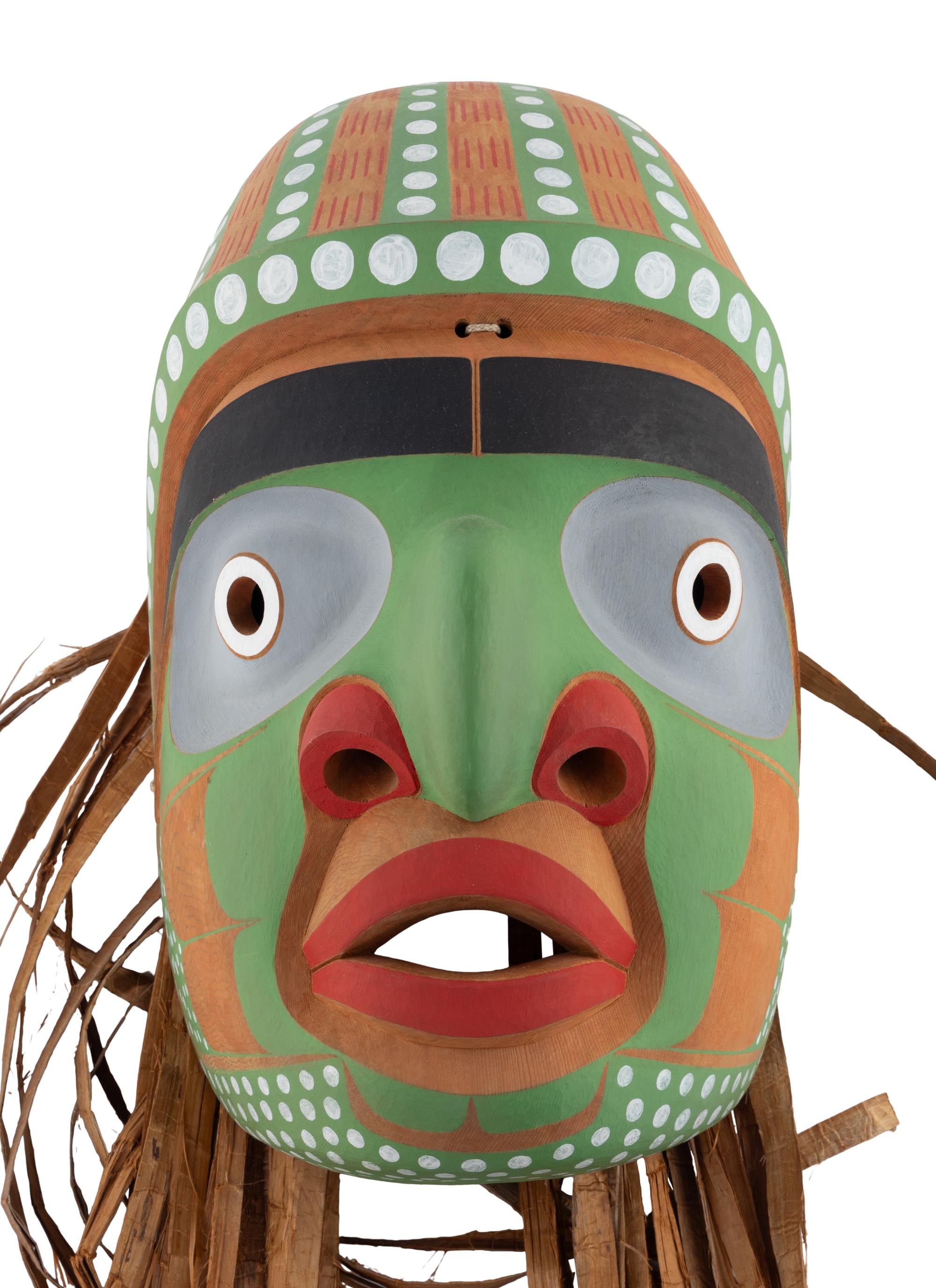 A Bella Coola (Octopus & Human) Mask by Gene Brabant