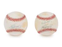 A Group of Ken Griffey Jr. and Sr. Signed Autograph Baseballs (Beckett Authentication Services Certified),