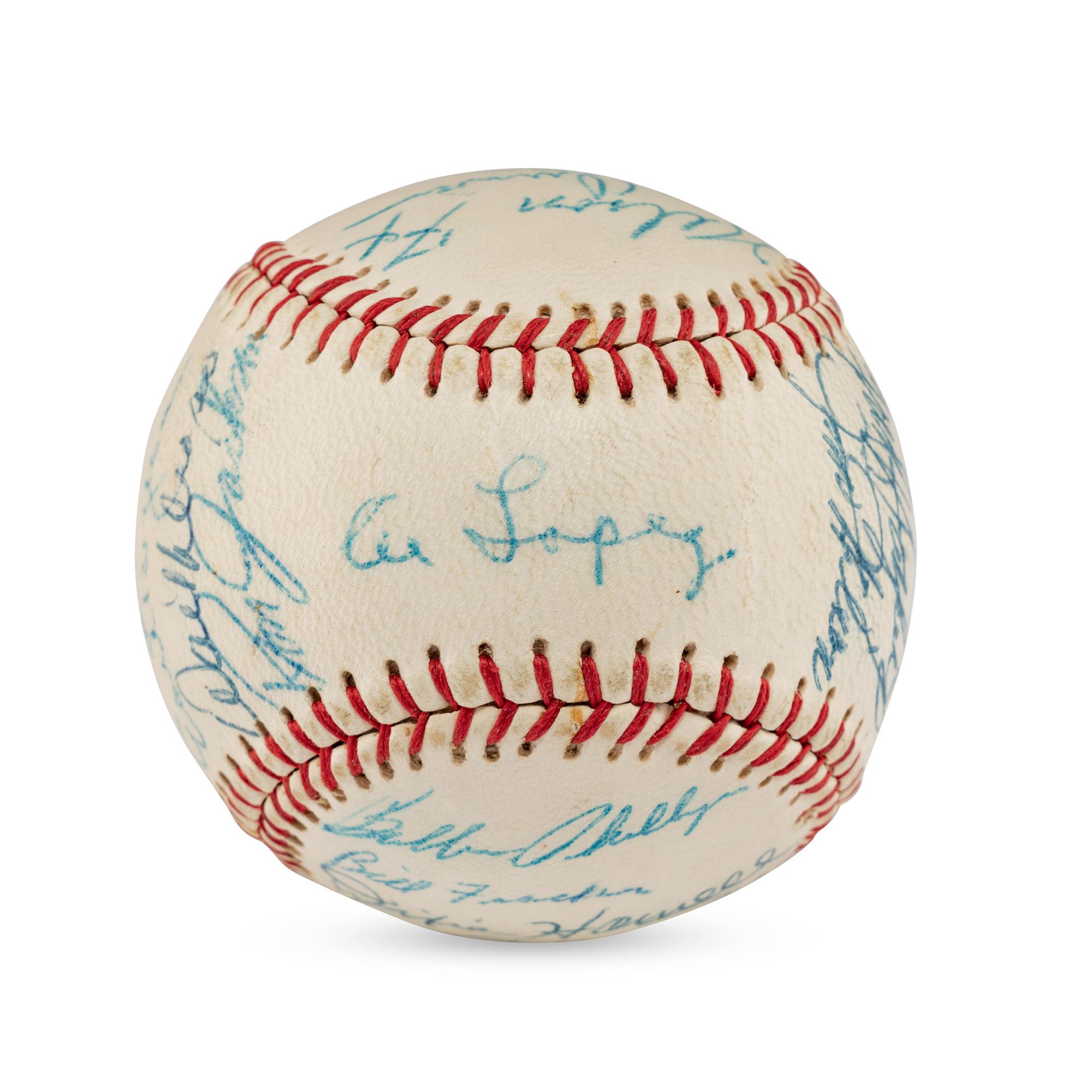 A 1957 Chicago White Sox Team Signed Autograph Baseball,