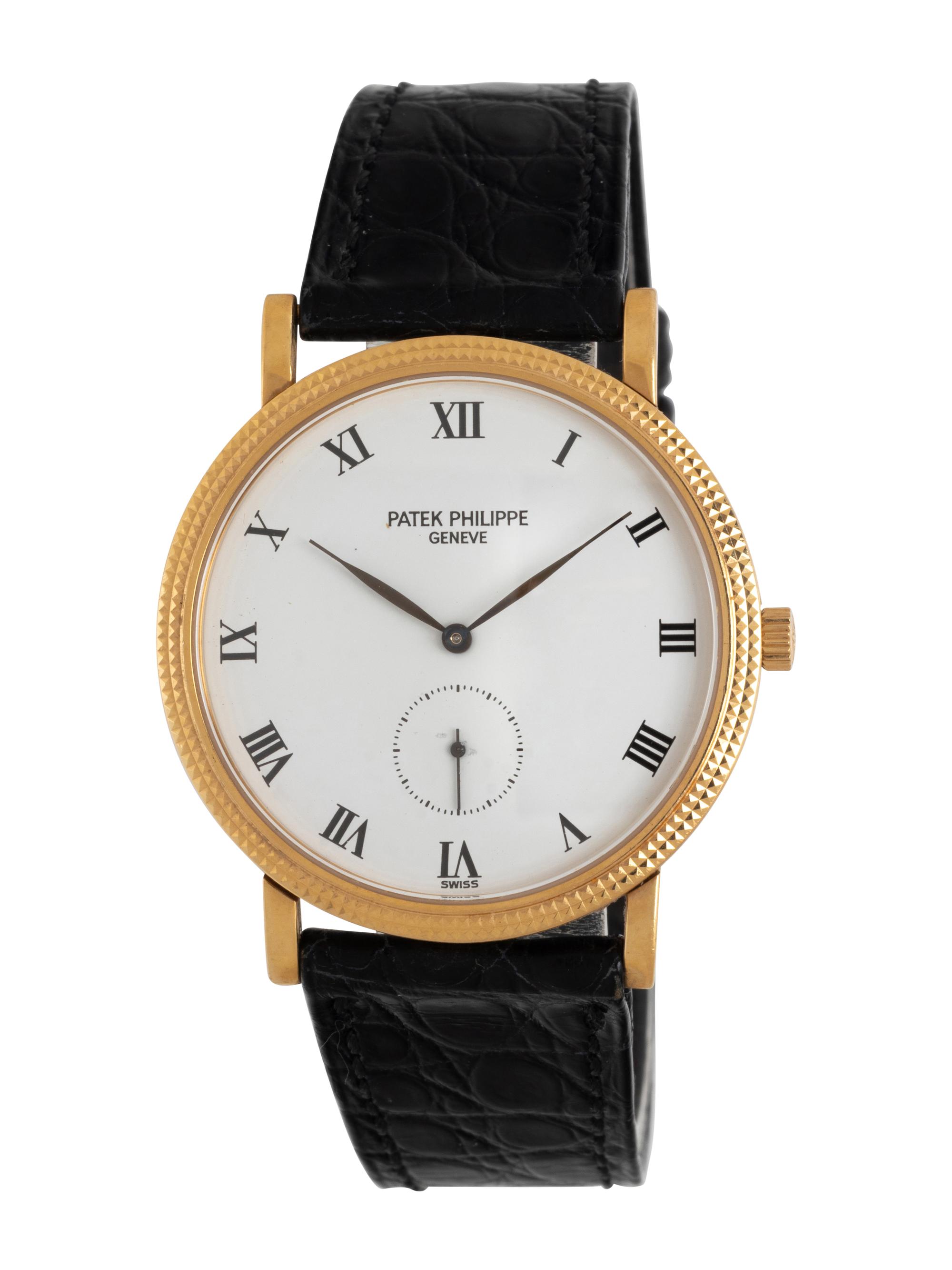 PATEK PHILIPPE, REF. 3919 18K YELLOW GOLD 'CALATRAVA' WATCH