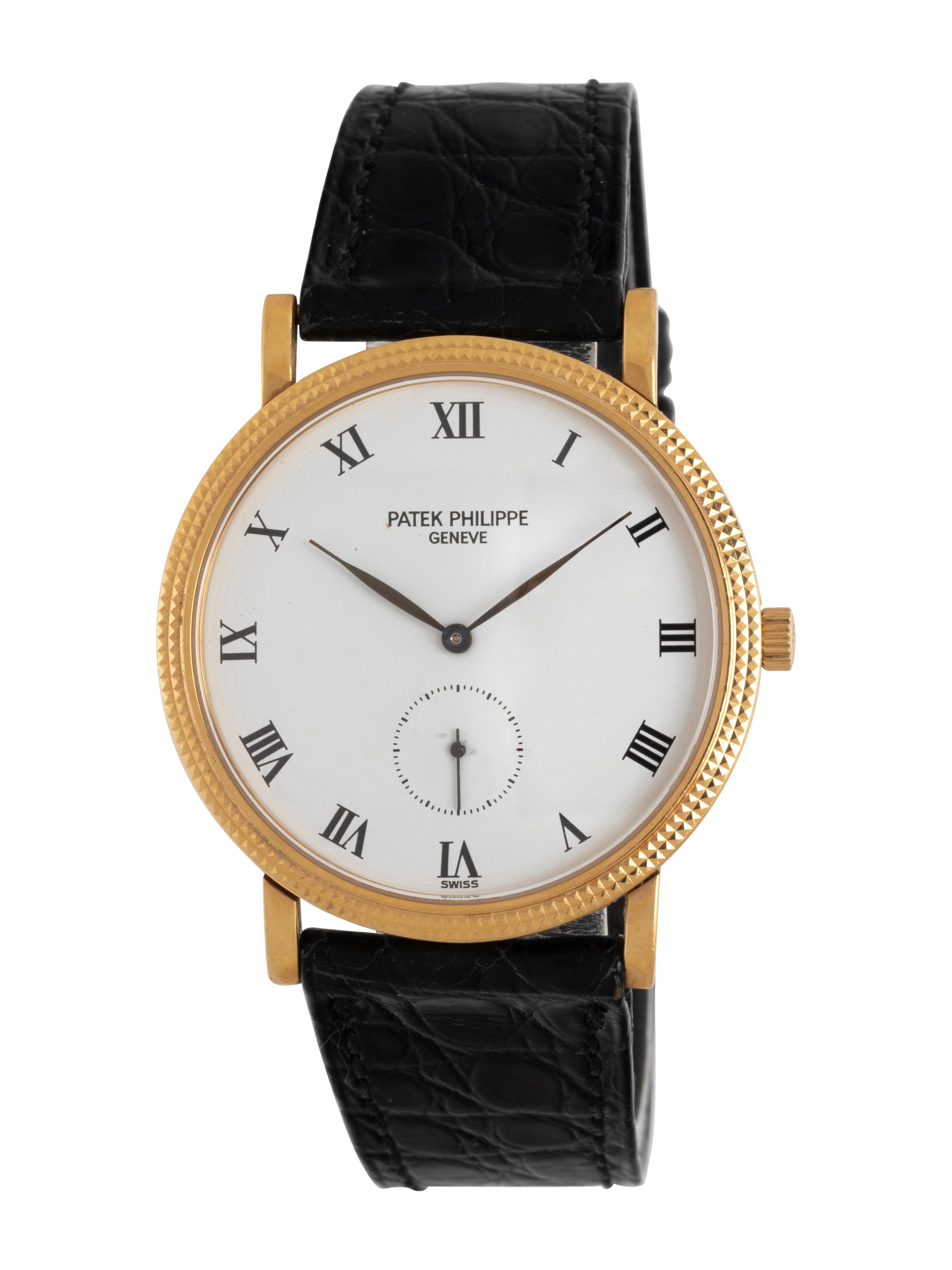 PATEK PHILIPPE, REF. 3919 18K YELLOW GOLD 'CALATRAVA' WATCH