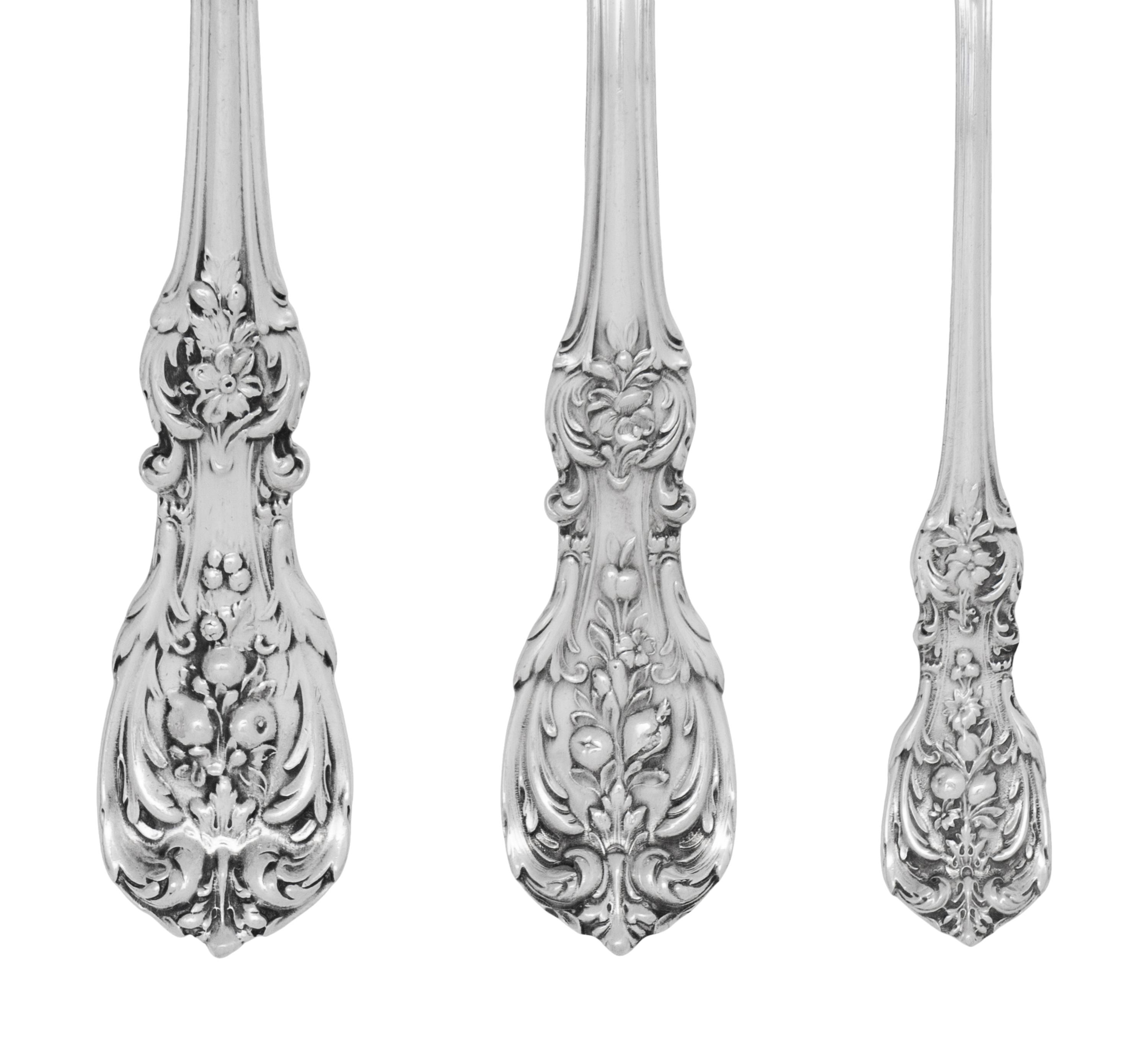 An American Silver Francis I Flatware Service