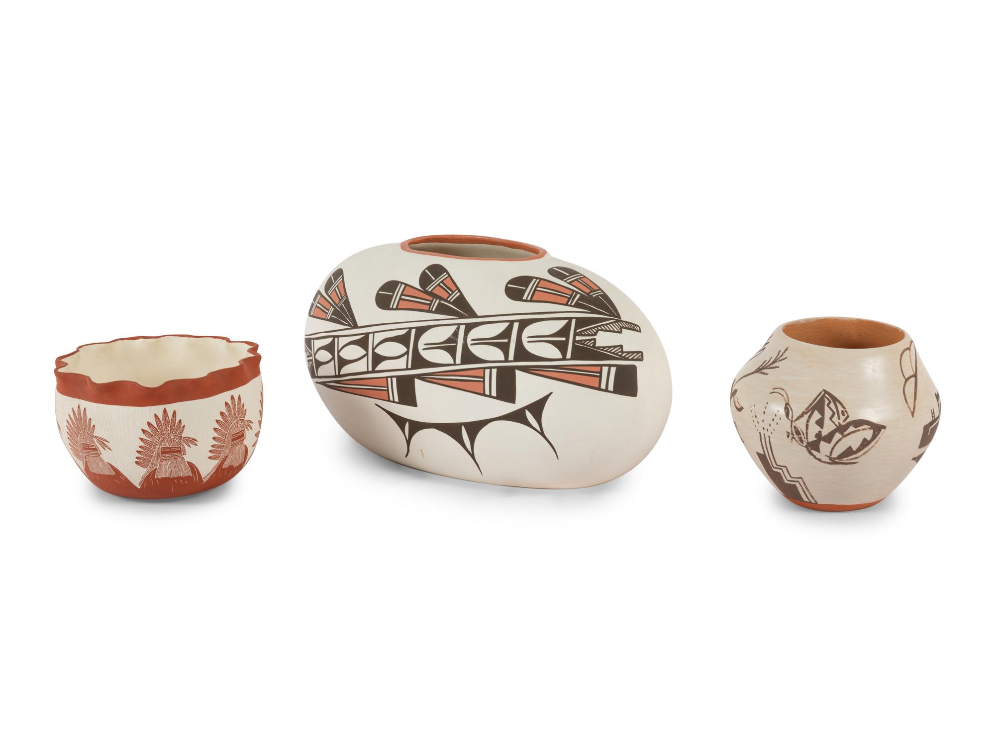 Isleta and Jemez Pottery