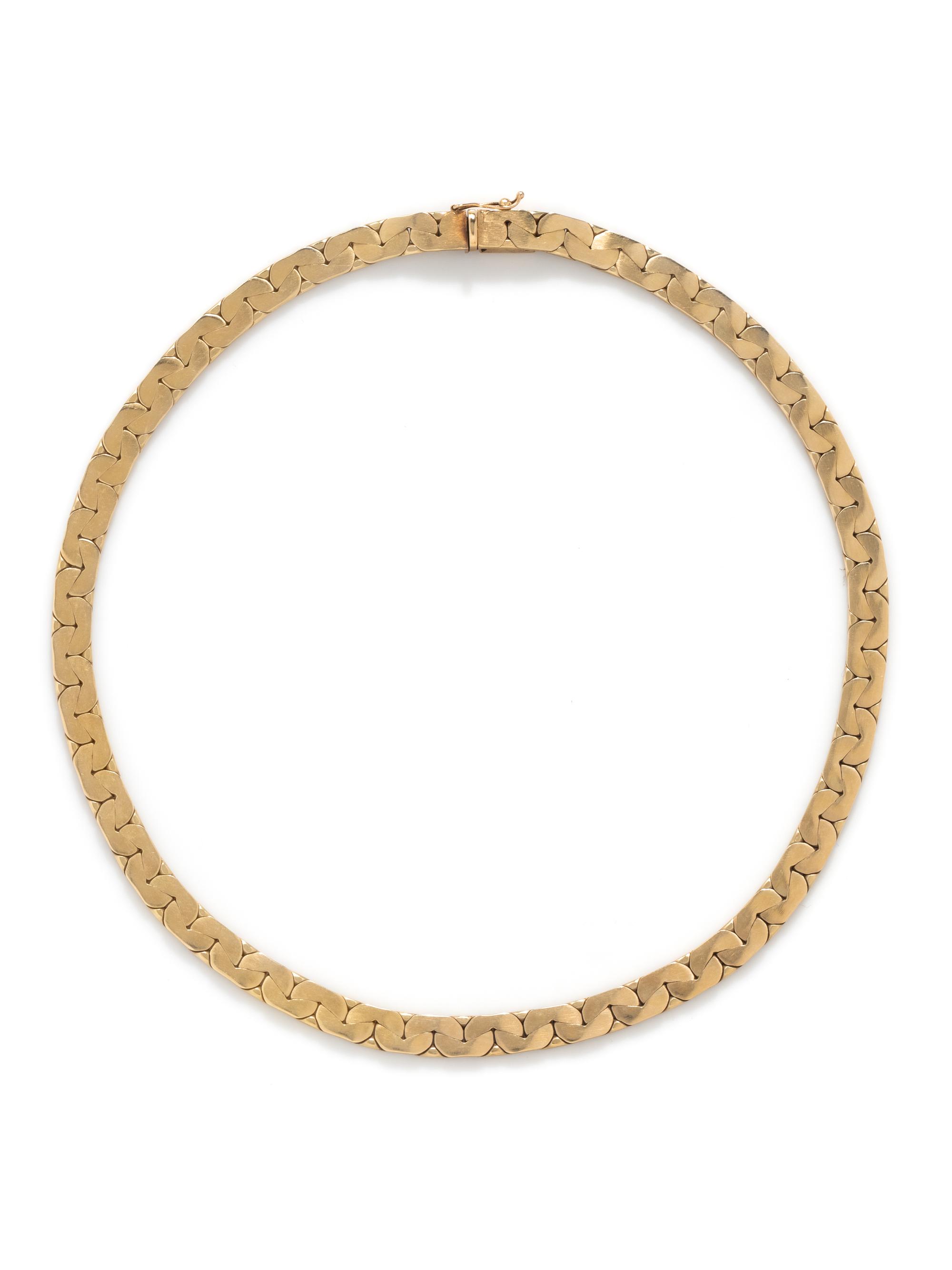 YELLOW GOLD NECKLACE