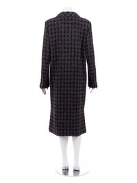 Chanel Figured Tweed Coat, Fall 2014