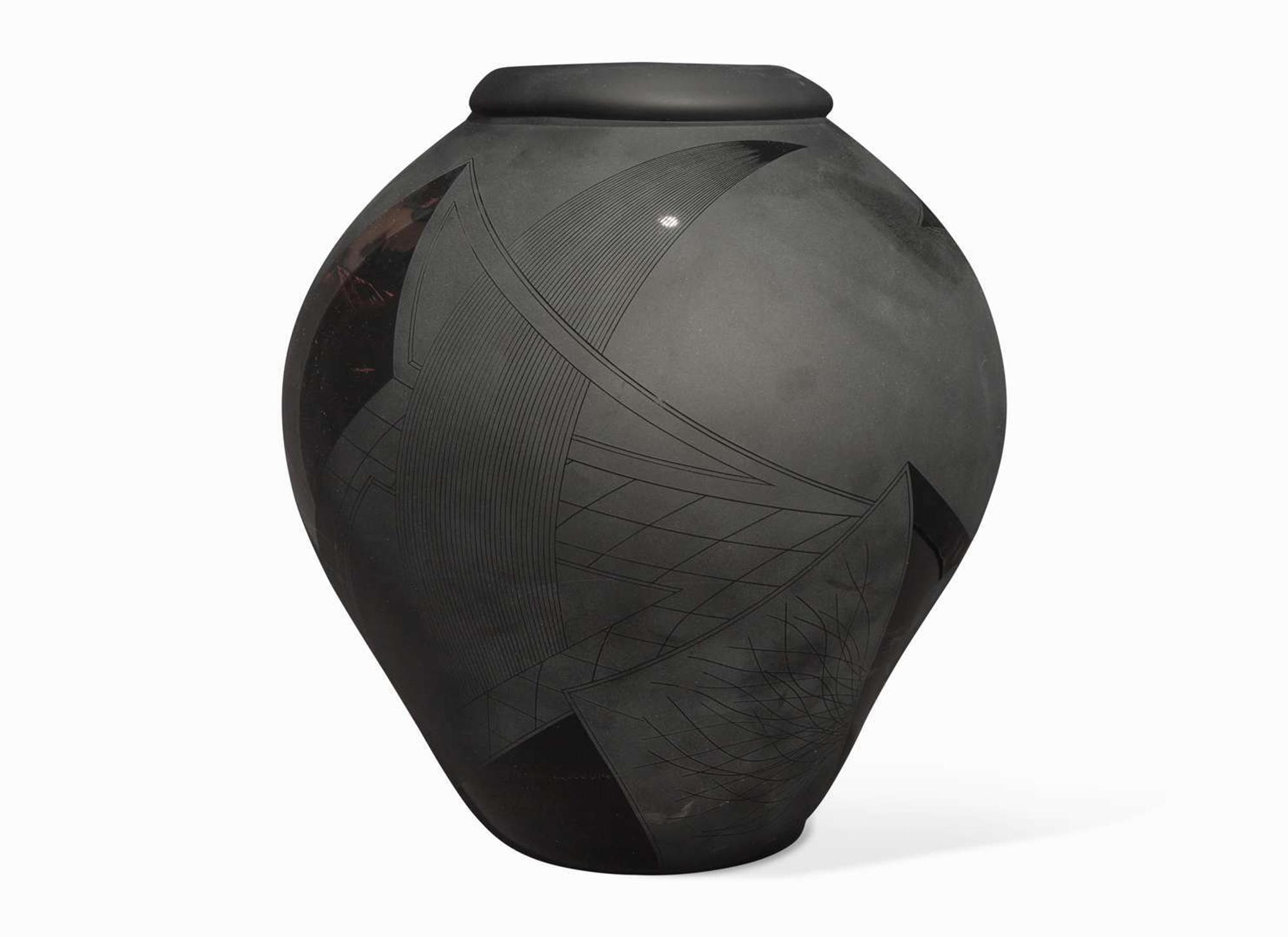 W. Stephen Hodder, "Pictures of the Same Place" Vase
