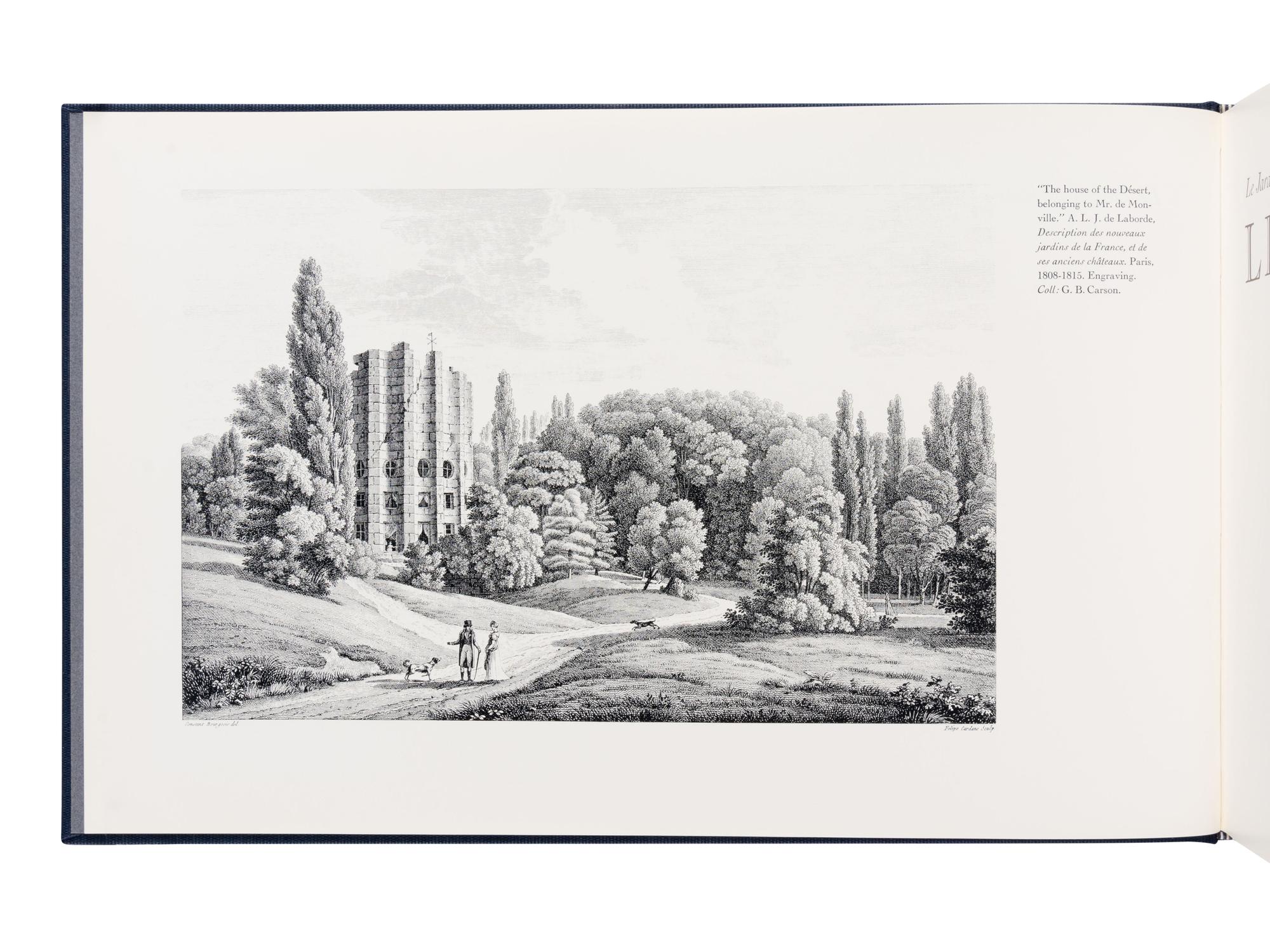 [ARION PRESS]. KETCHAM, Diana. The Désert de Retz: A Late Eighteenth Century French Folly Garden . San Francisco: The Arion Press, 1990.