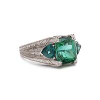 TOURMALINE AND DIAMOND RING