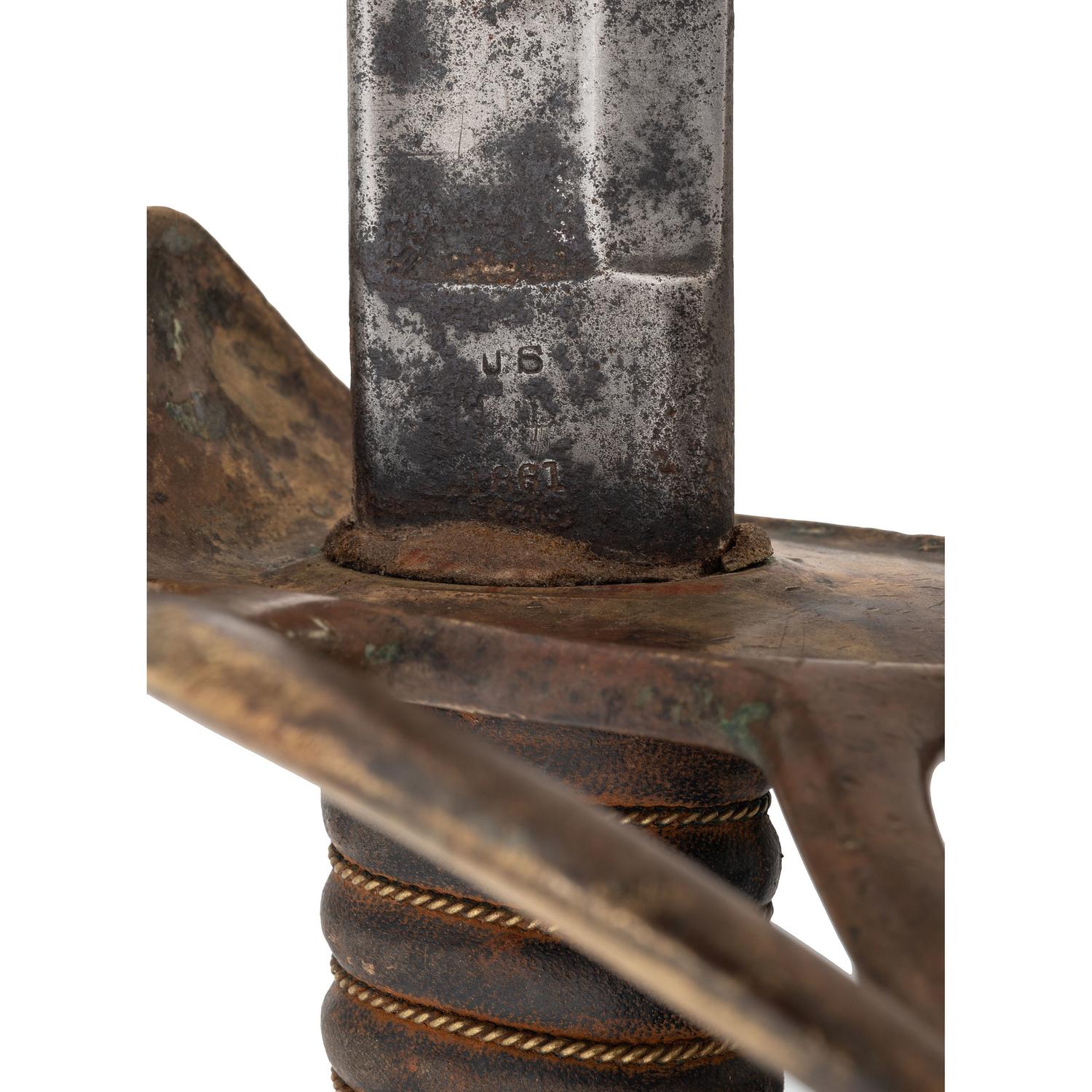 Relic 1861 Dated US Model 1860 Light Cavalry Saber by Ames