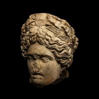 A Roman Marble Head of Apollo Citharoedus