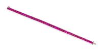 An Art Deco Platinum and Ruby Line Bracelet, J.E. Caldwell, 17.40 dwts.
