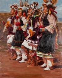 Parrot Dancers - Zuni