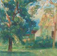 Paul Collomb, (French, b. 1921), Paysage au Jura