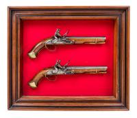 A Pair of British Light Dragoon Flintlock Pistols Length 15 inches. — CIRCA 1780, DURS EGG