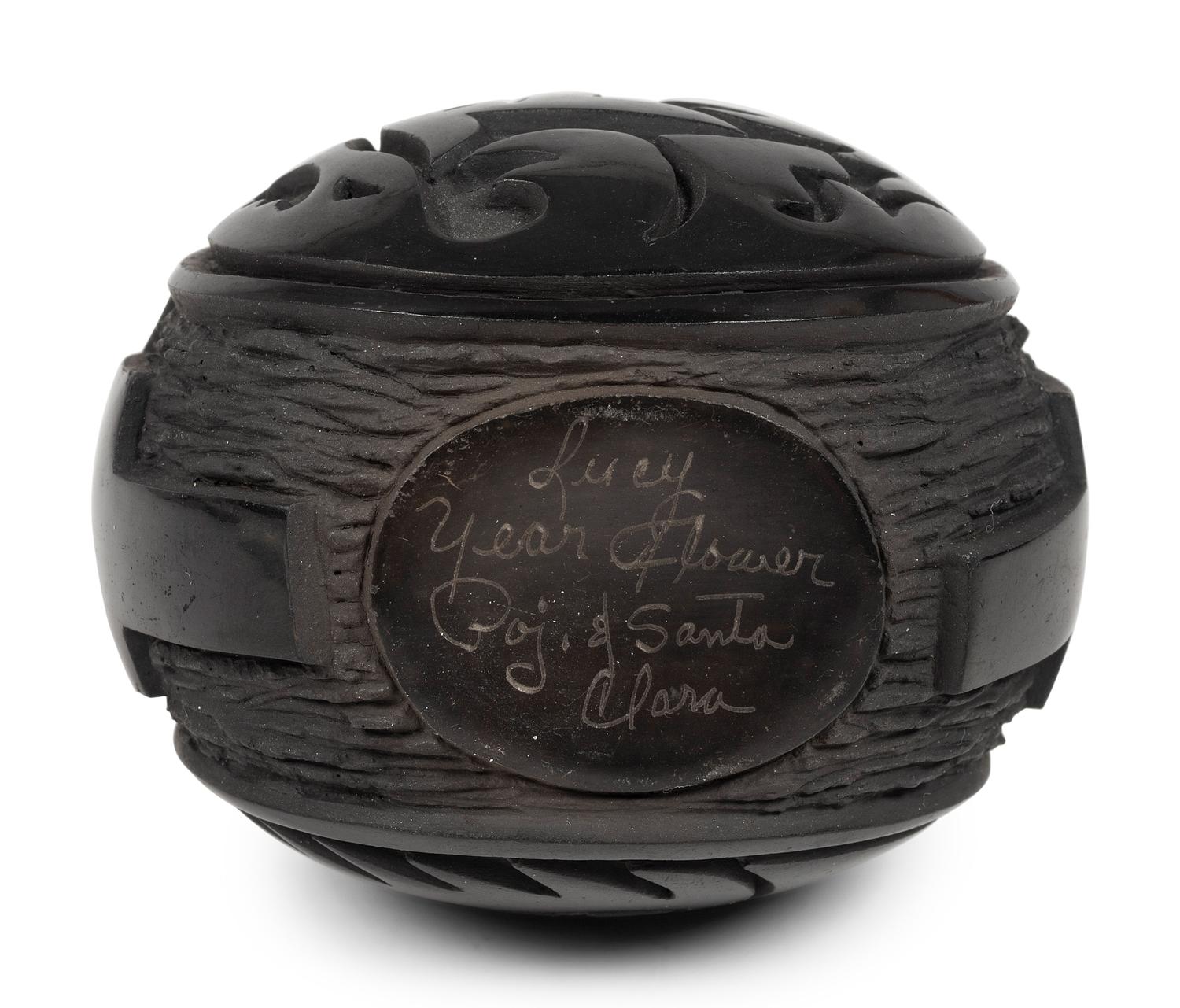 Group of Santa Clara Blackware Pottery