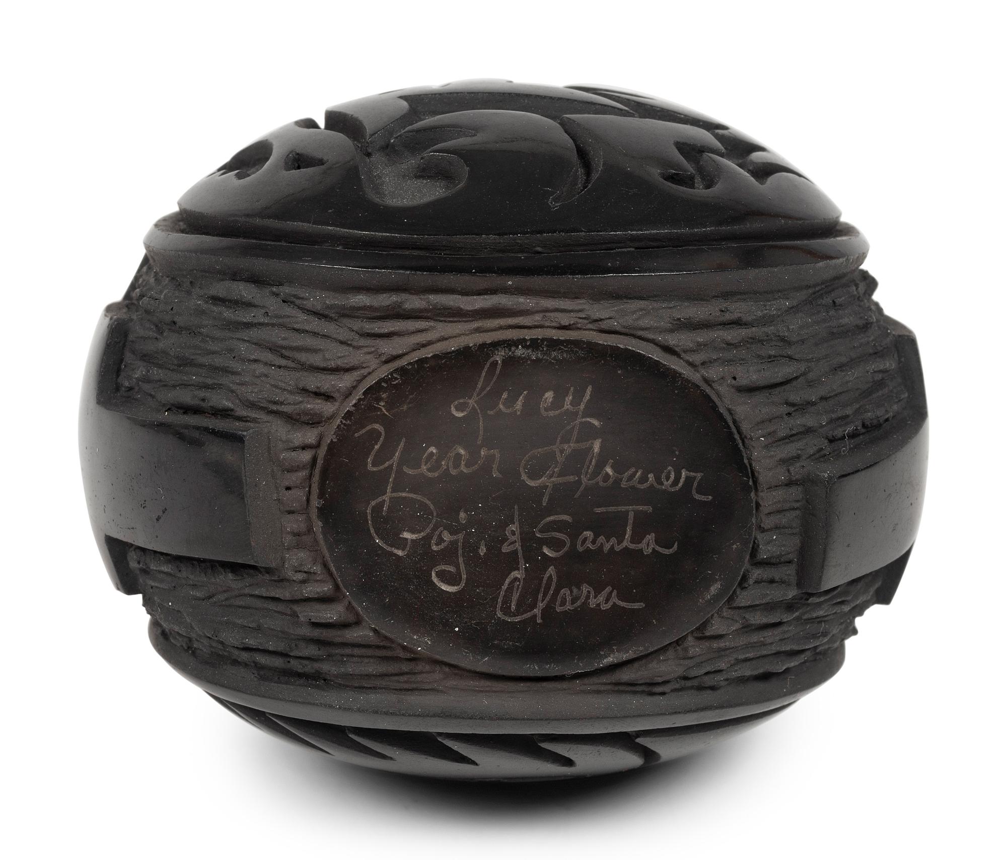 Group of Santa Clara Blackware Pottery