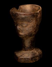 A Kuba Wood Drinking Cup