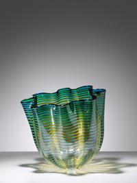 Blue Seaform Persian Basket with Amber Body Wrap , 1997 Portland Press Editions, USA
