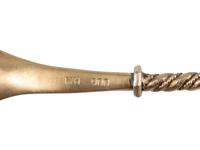 Thirty Russian Silver and Enamel Spoons and Forks