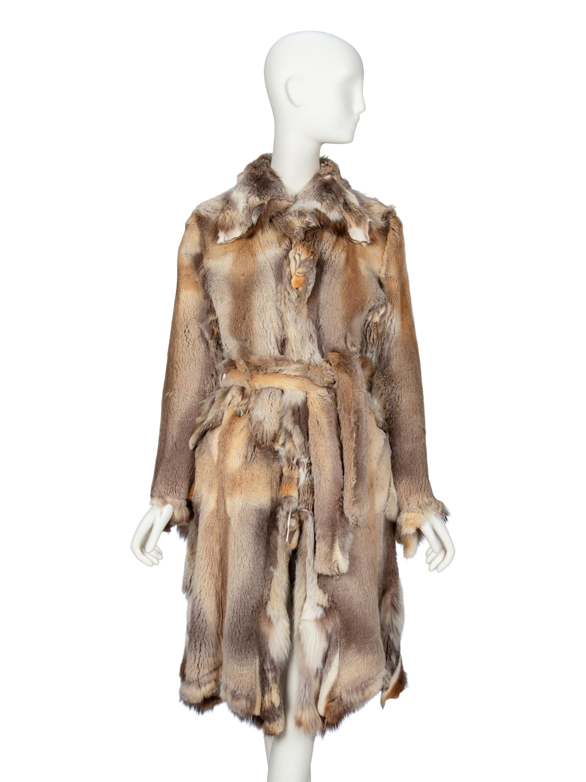 A Reversible Skin-to-Skin Fox Fur Coat