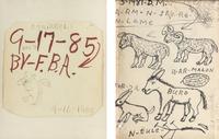 Buro , 1981 and Squirrels , 1985 (two works)