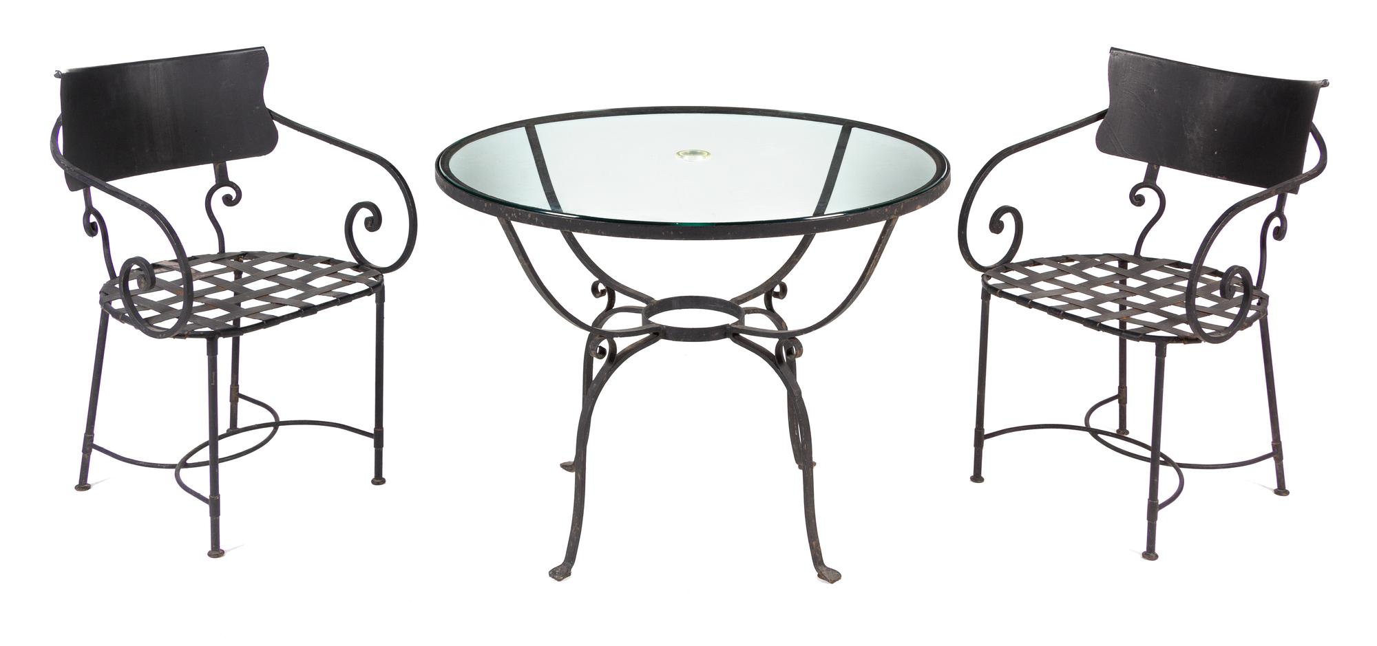 Janus et Cie American, Late 20th Century Outdoor Dining…