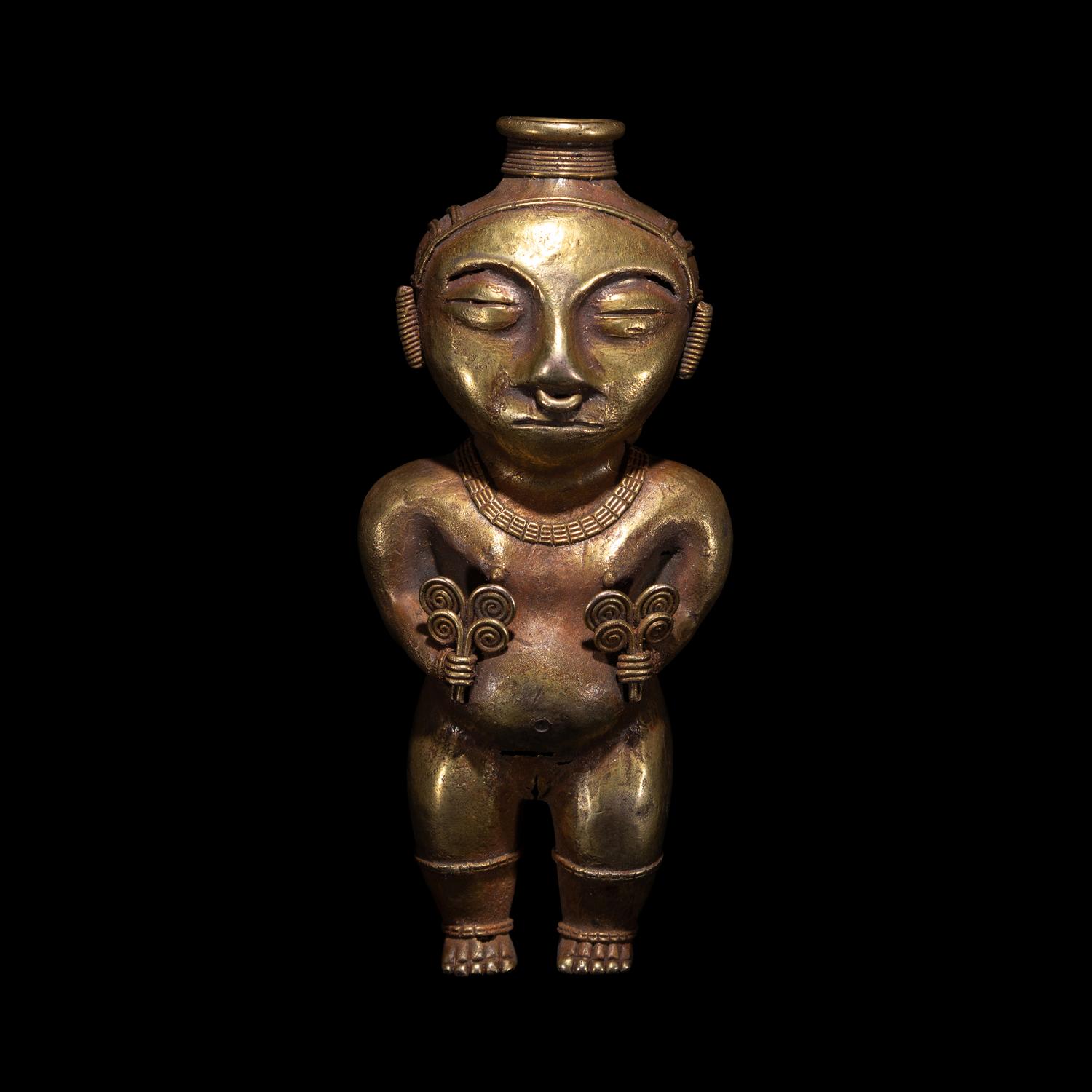 A Quimbaya Tumbaga Figure