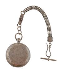 Private John R. Hallam, Company H., 2nd Ohio Volunteer Infantry Regiment. Pocket watch and letter.