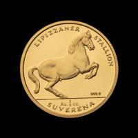 [BOSNIA AND HERZEGOVINA] A 1994 Lipizzaner Stallion Commemorative 1/5 oz. Gold Proof Coin