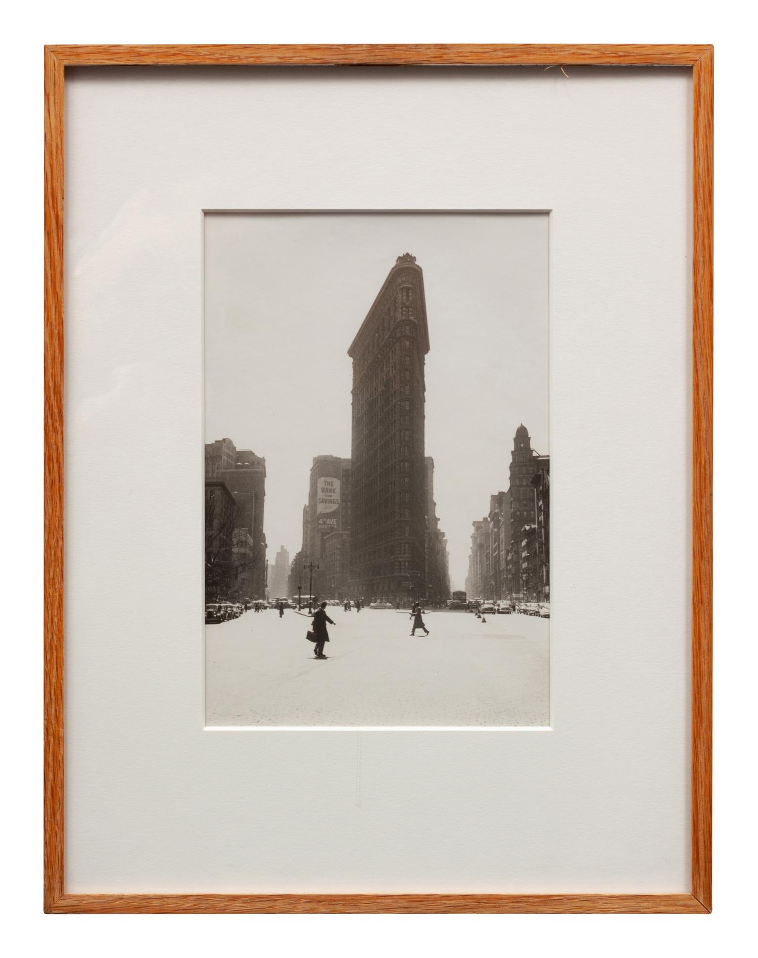 A group of three prints ( Willem de Kooning , 1950; Broadway and Fifth Avenue , 1950; Flat Iron Building, Summer , 1947)