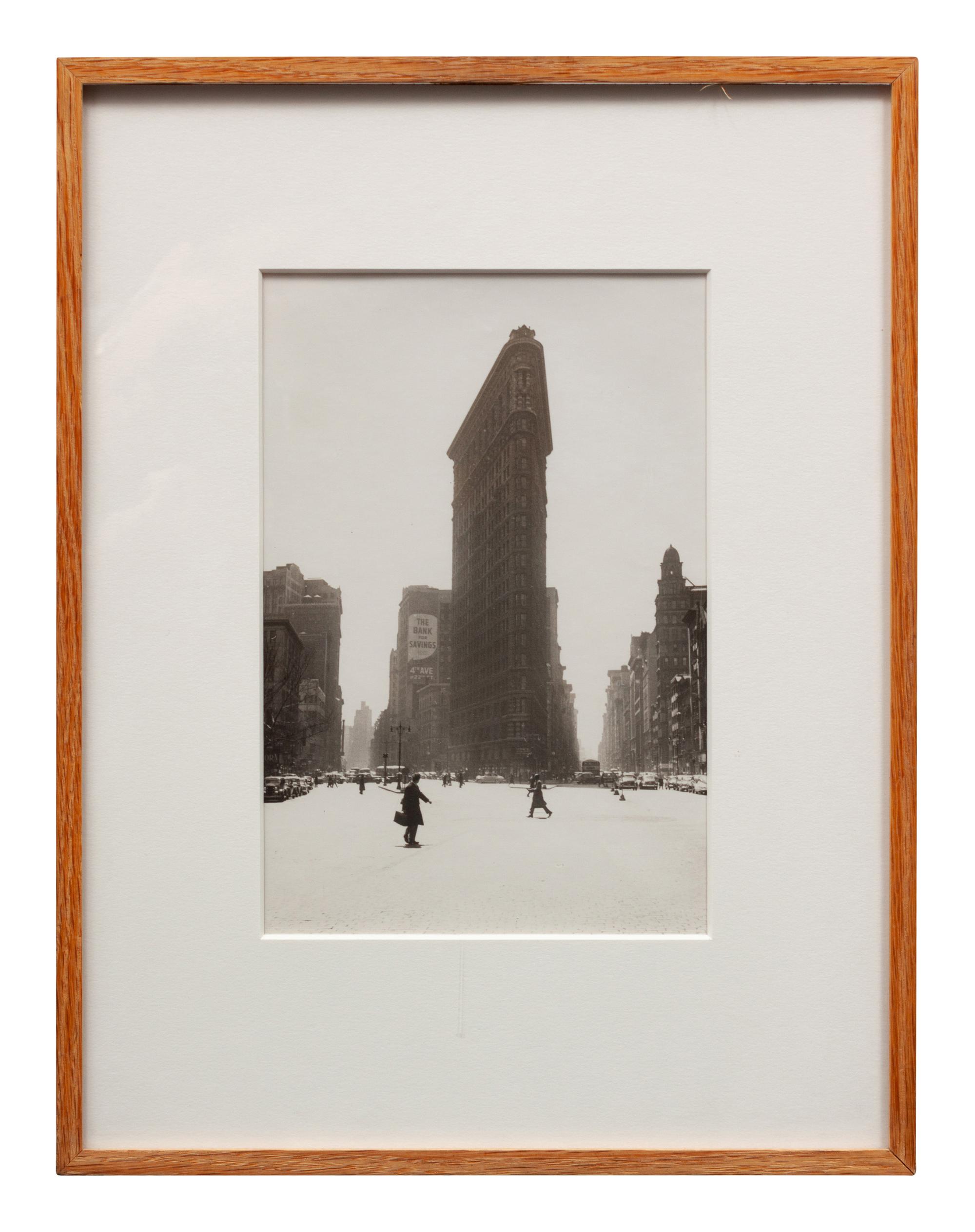A group of three prints ( Willem de Kooning , 1950; Broadway and Fifth Avenue , 1950; Flat Iron Building, Summer , 1947)