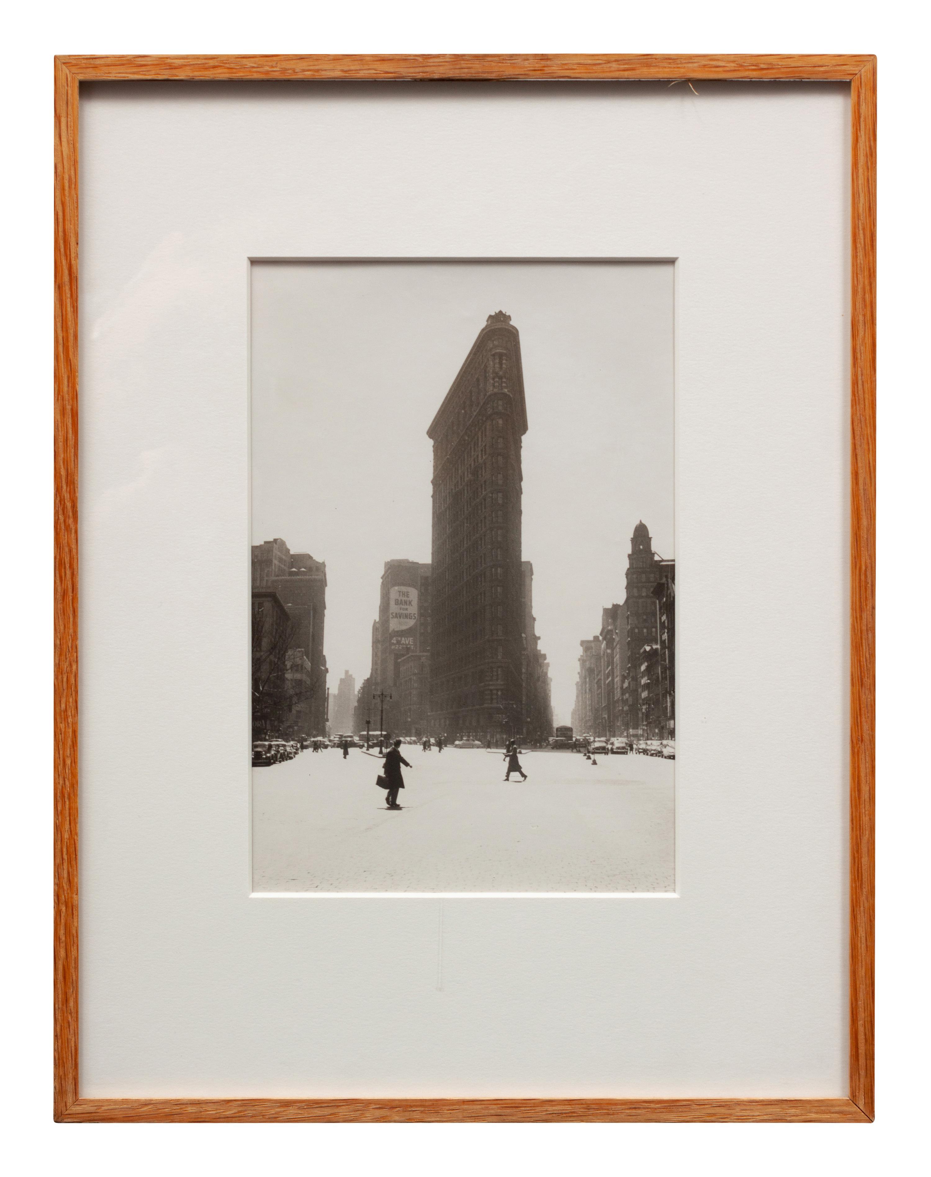 A group of three prints ( Willem de Kooning , 1950; Broadway and Fifth Avenue , 1950; Flat Iron Building, Summer , 1947)