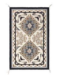 Navajo Two Grey Hills Weaving / Rug