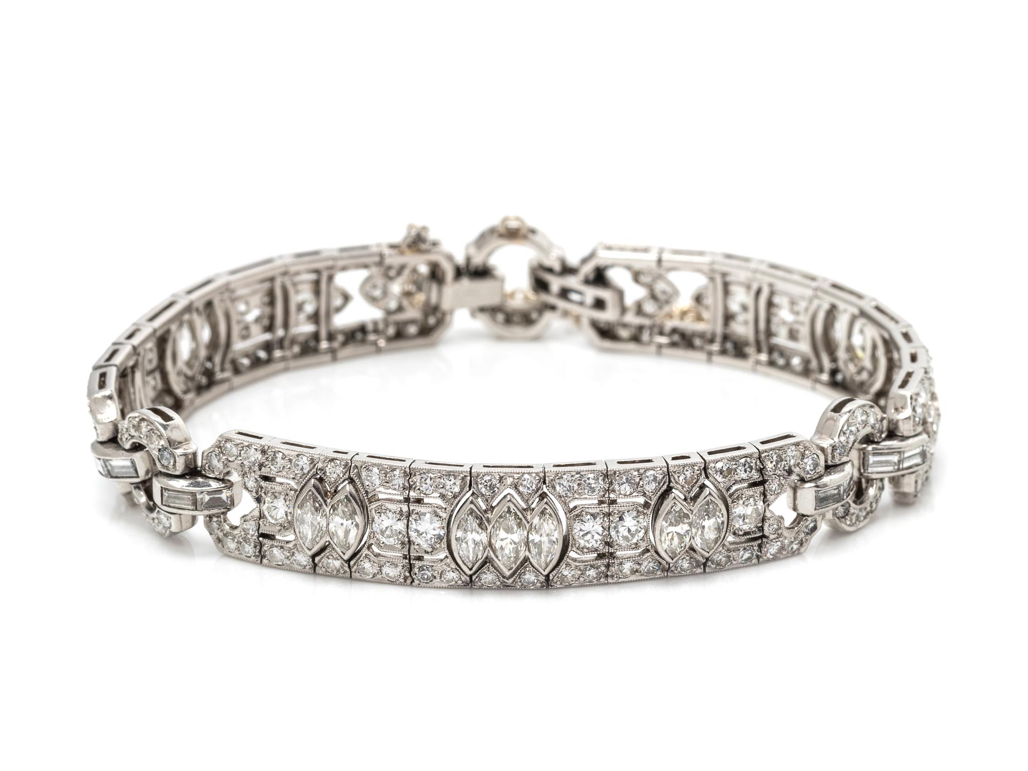 ART DECO, DIAMOND BRACELET