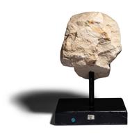 An Egyptian Limestone Head of a Boy