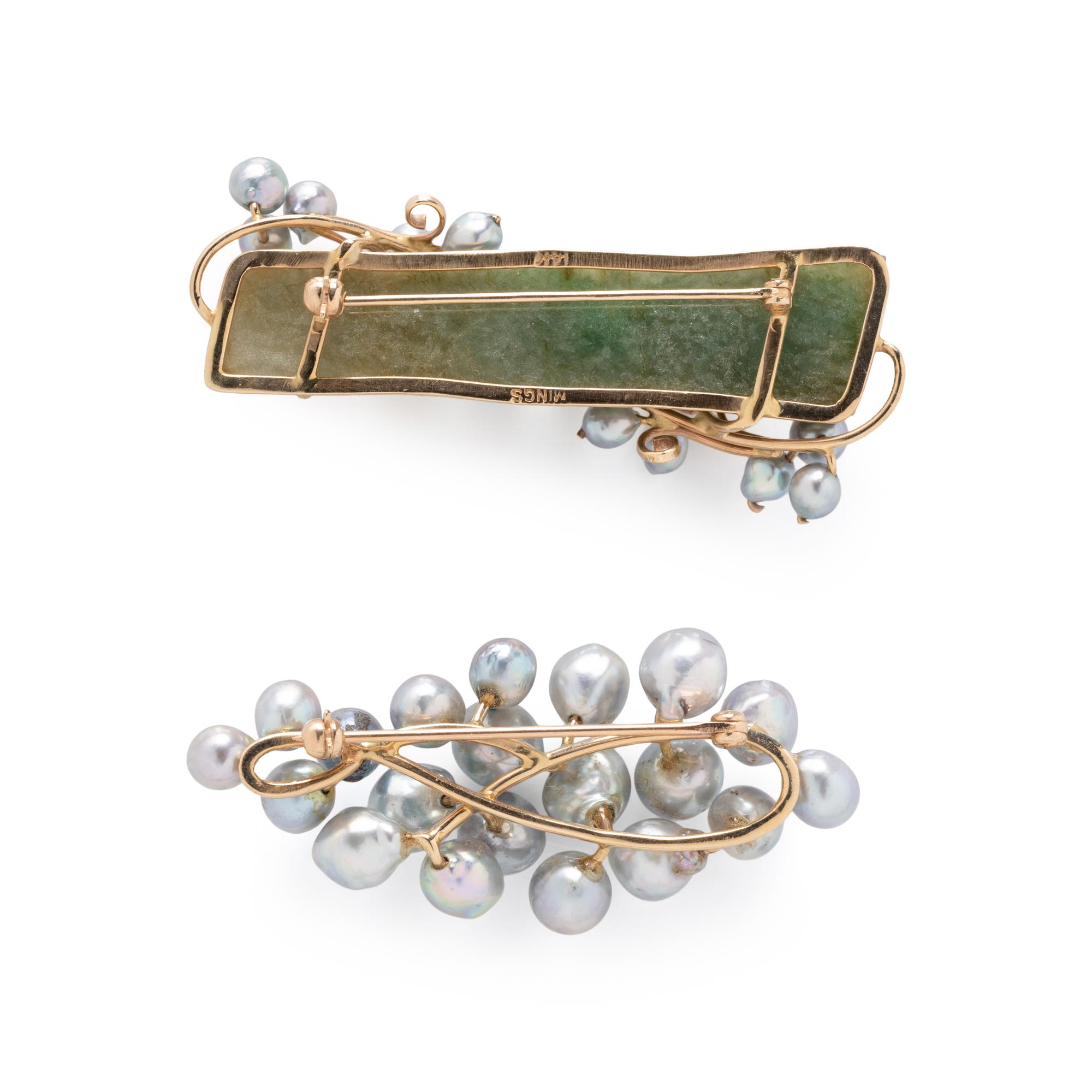 COLLECTION OF JADE AND CULTURED PEARL JEWELRY