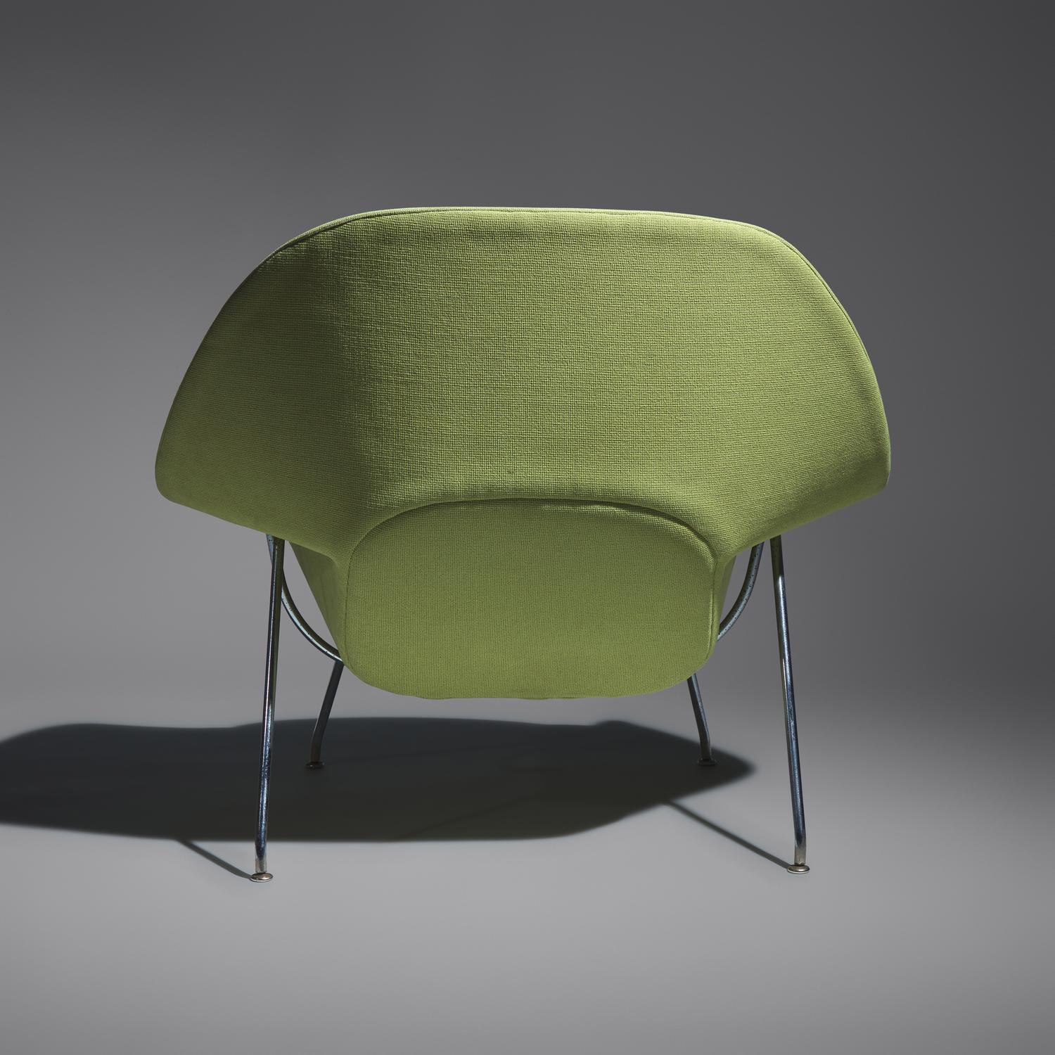 Eero Saarinen (Finnish-American, 1910–1961) — Womb Chair and Ottoman, 1946 / c. 1970 for Knoll International, USA