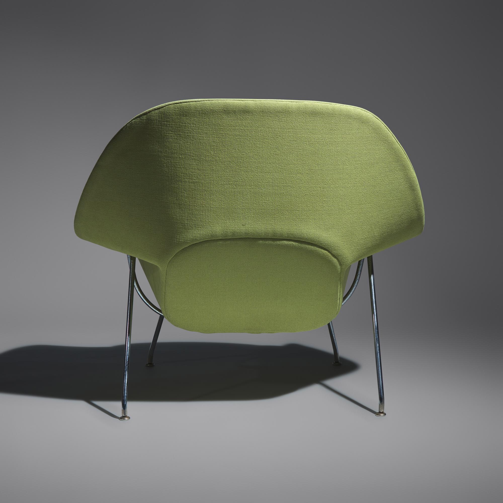 Eero Saarinen (Finnish-American, 1910–1961) — Womb Chair and Ottoman, 1946 / c. 1970 for Knoll International, USA
