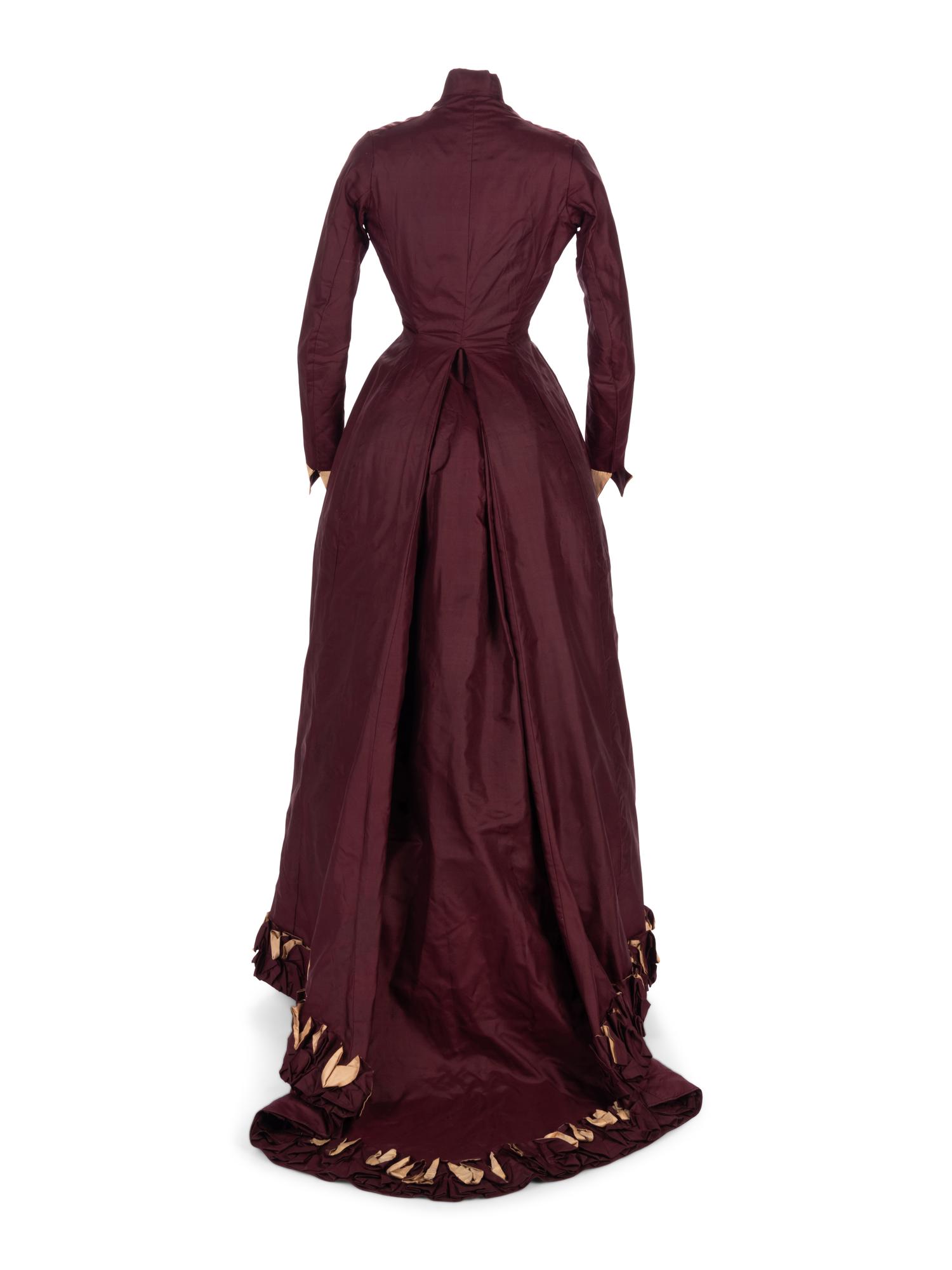 Silk Faille Afternoon Dress, 1880s