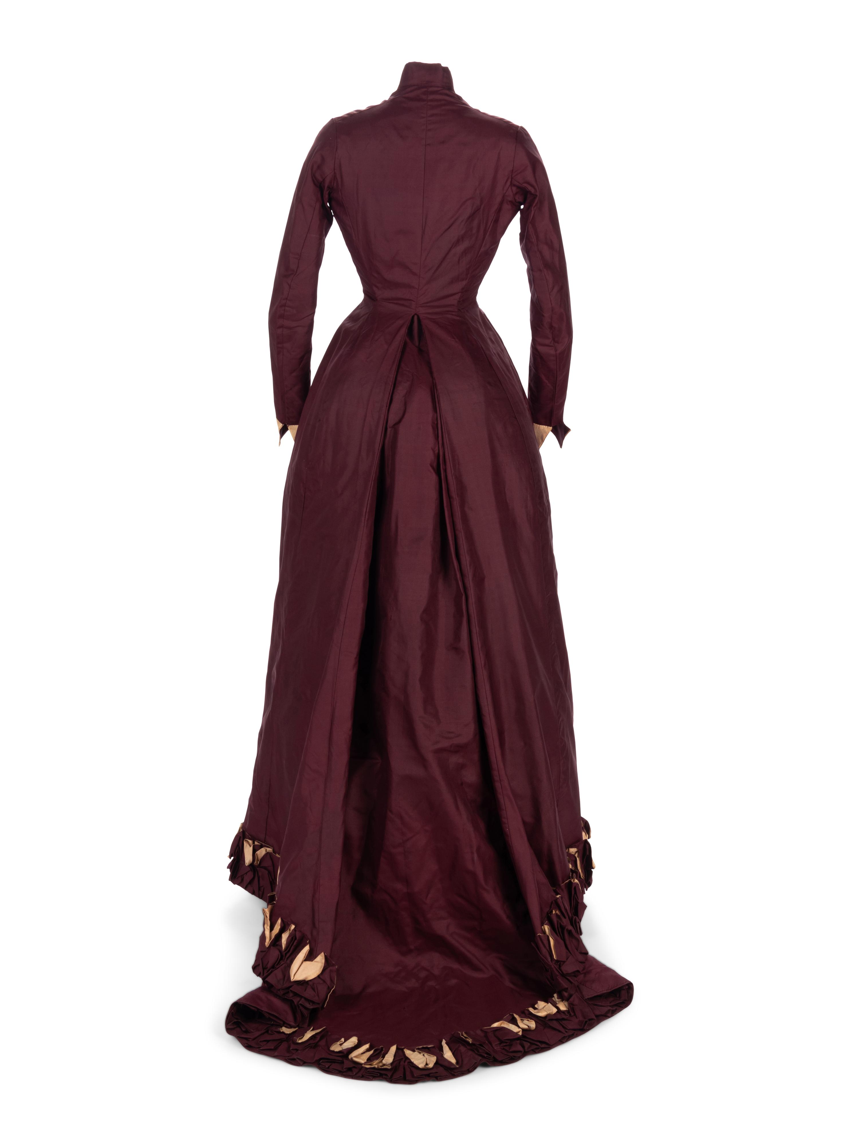 Silk Faille Afternoon Dress, 1880s