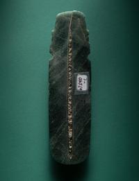 A Costa Rican Jade Axe-God Pendant