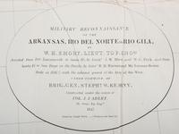 [MEXICAN WAR]. Rare map of the Southwest, 1848.
