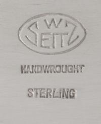 An American Silver Covered Box