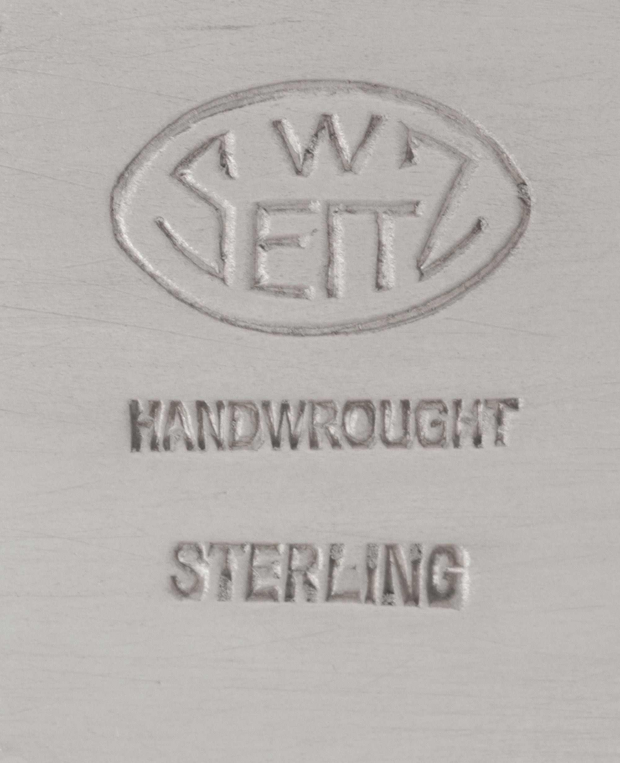 An American Silver Covered Box