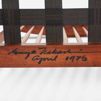 George Nakashima Pair of "Conoid" Cushion Chairs, New Hope, Pennsylvania, 1976