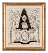 A Needlework Memento Mori Picture For John Kimball (New Hampshire, 1767-1795)