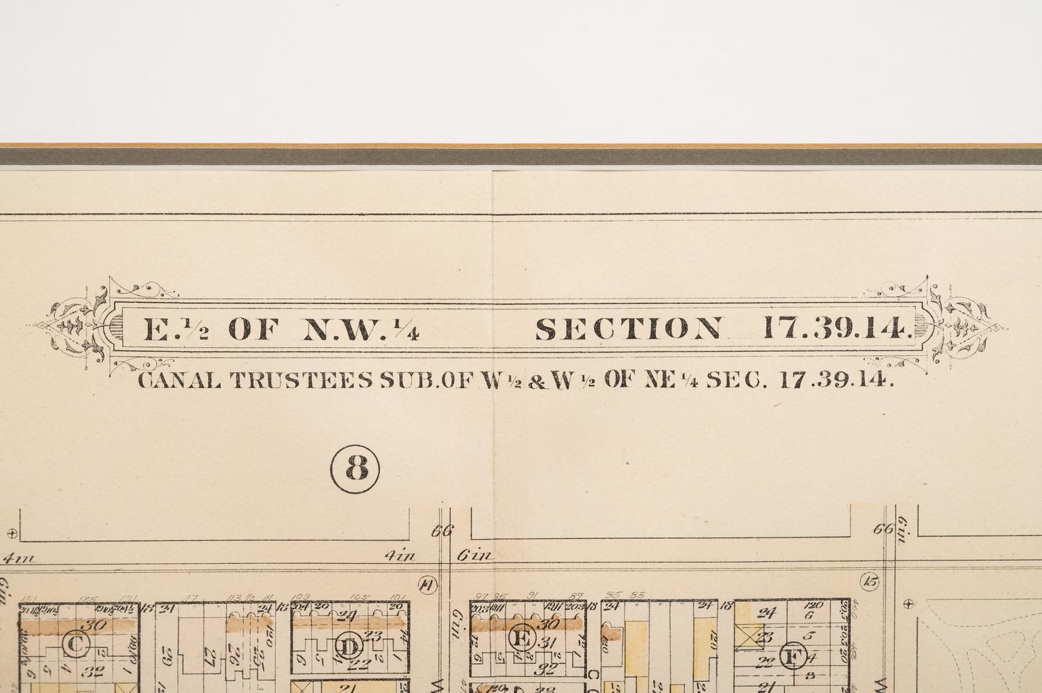 Five Framed Maps Pertaining to Illinois and the Surrounding States