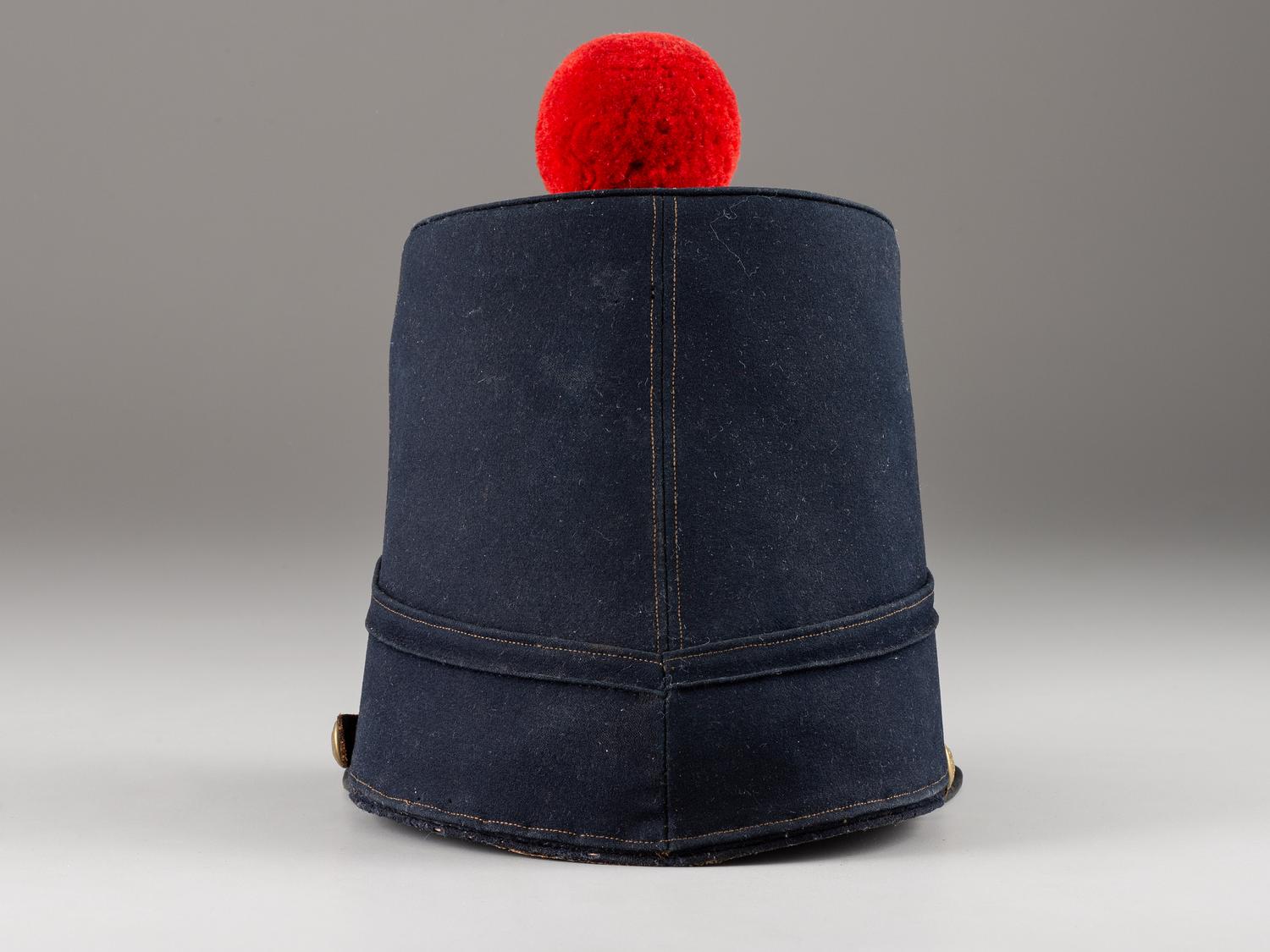 [CIVIL WAR]. Model 1851 US 3rd Artillery Officer's shako.