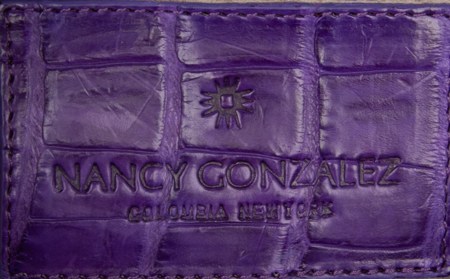 Nancy Gonzalez, Four Purple Bags